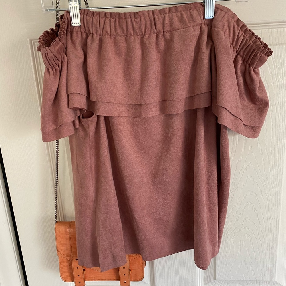 YFB Young Fabulous Broke off shoulder Birdy top